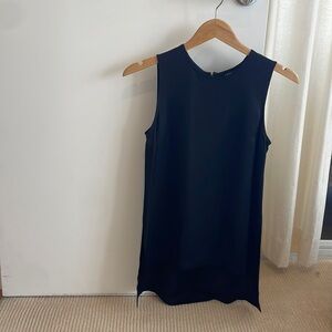 Theory silk black blouse